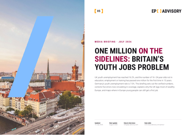 Preview: One million on the sidelines: youth unemployment, UK vs Europe