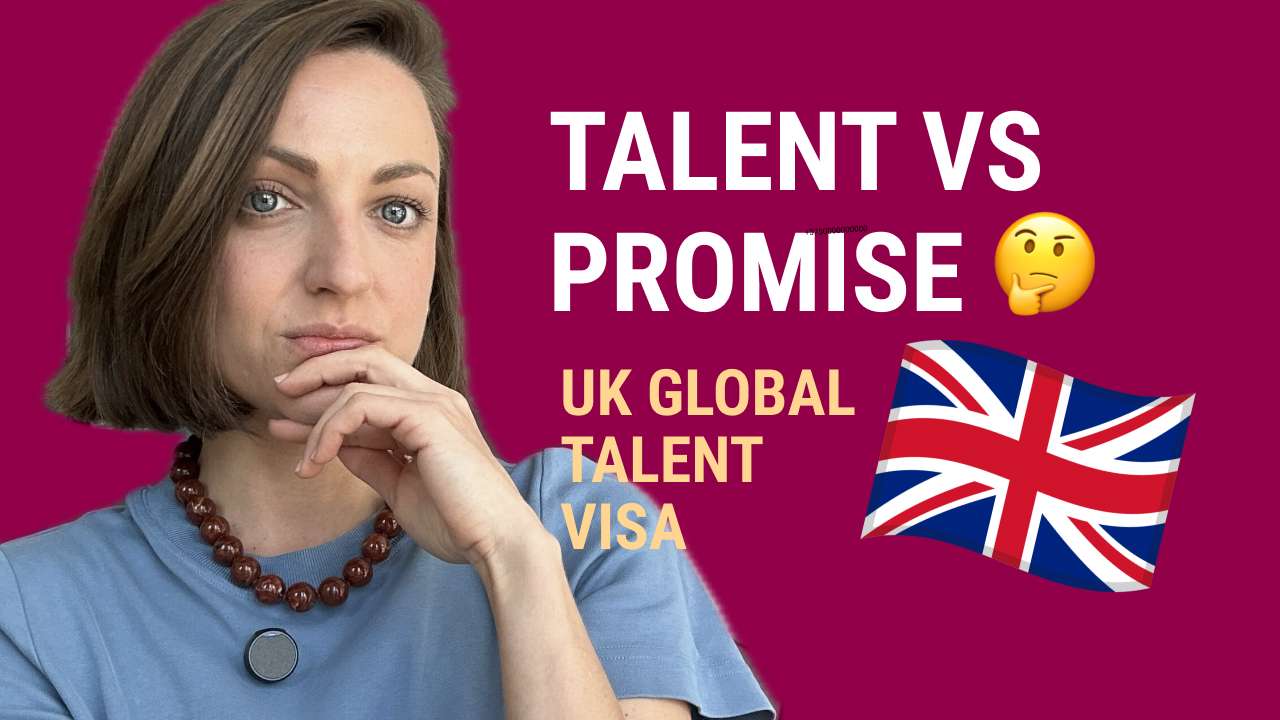 uk global talent visa talent vs promise
