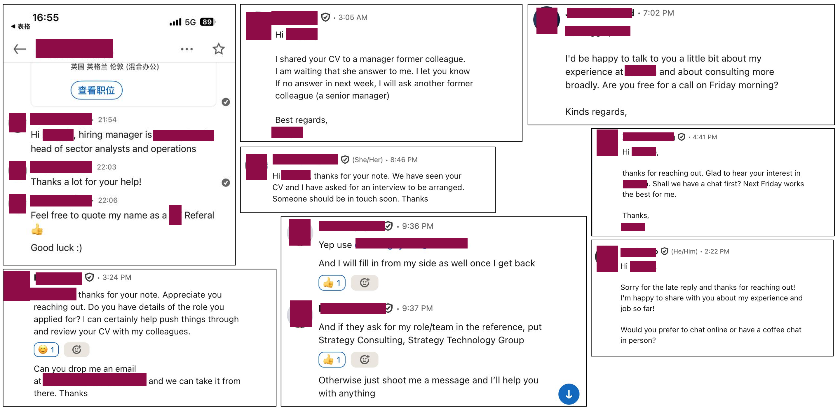 Daria Strategic Networking Success Messages