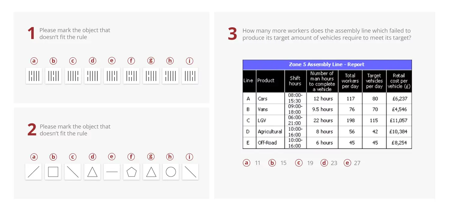 Logic test example 1