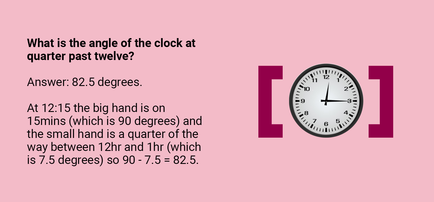 Brain teaser clock
